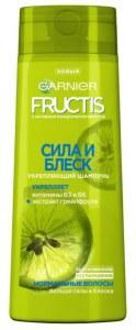 Изображение Шампунь укрепляющий GARNIER FRUCTIS Сила и блеск, 400мл.